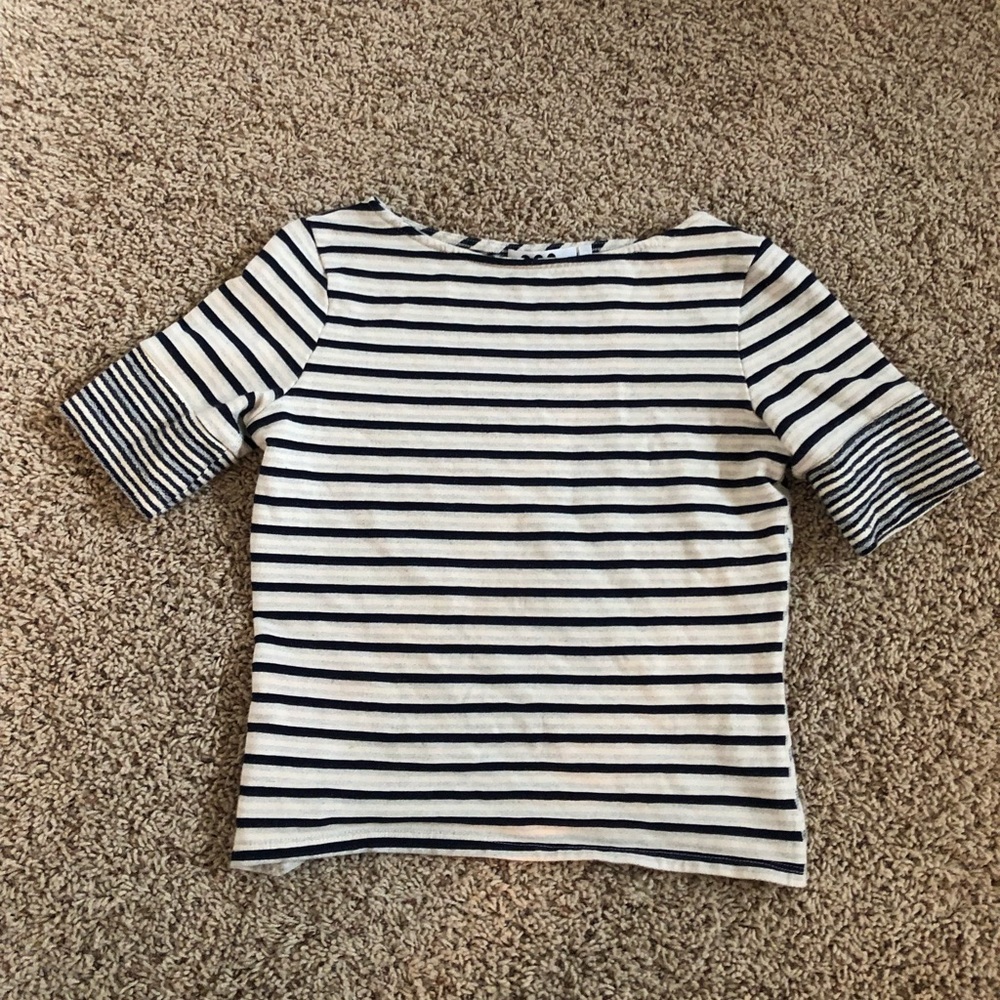 Anthropologie cropped tee